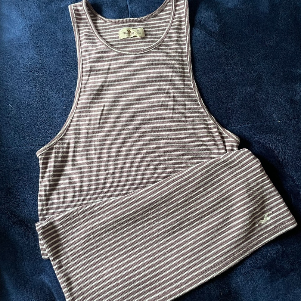 Hollister Ribbed Tank Top-Long